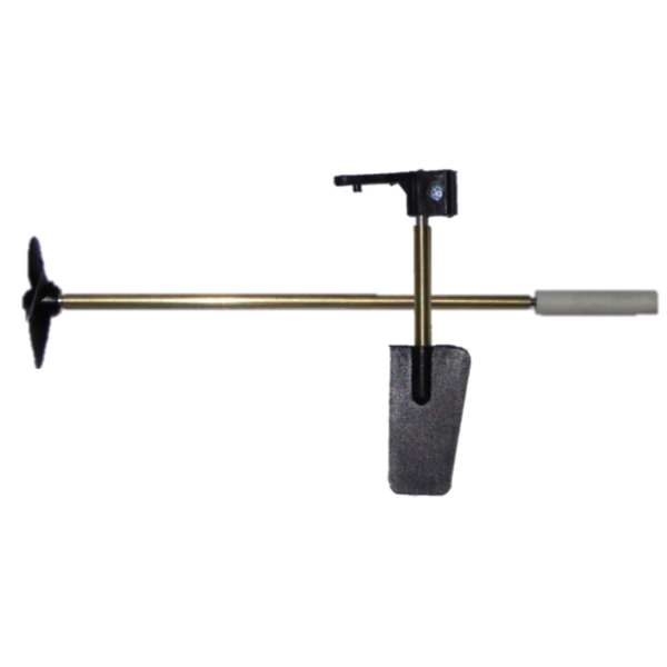 Propeller with rudder