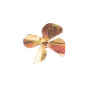 Brass propellers - four blade propelling